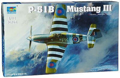 RESALE SHOP - Trumpeter 1/32 Mustang III (P51B/C) RAF Fighter Airplane Model Kit - 02283 [HTT]