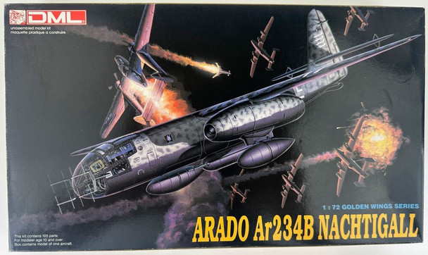 RESALE SHOP - NOB Dragon 1:72 Arado Ar234B Nachtigall Airplane Model Kit - 5012 [HB18]
