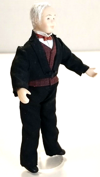 RESALE SHOP - Artisan 1:12 Scale Dollhouse Butler - OOAK