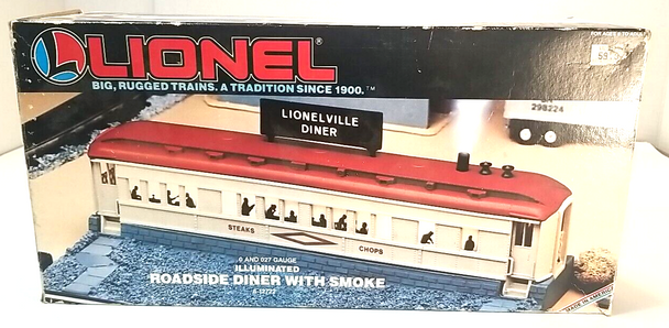 RESALE SHOP - Lionel O/027 Illuminated Roadside Diner With Smoke #6-12722 - preowned