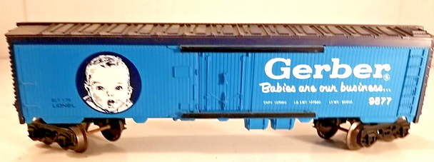 RESALE SHOP - Lionel  O-27 #6-9877 Gerber Baby Billboard Reefer - preowned, no box