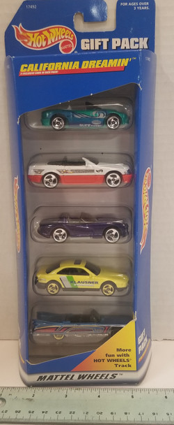 RESALE SHOP - Hot Wheels Gift Pack California Dreamin' Lot of 5 Cars 