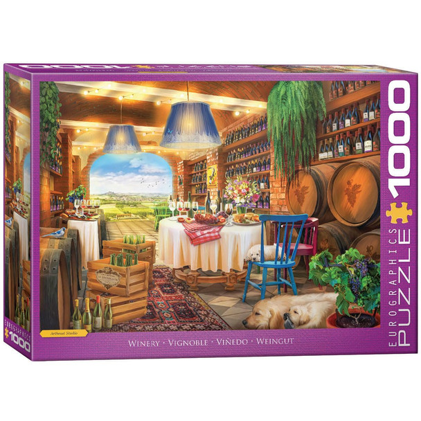OakridgeStores.com | EuroGraphics - Winery by Artbeat Studio - 1000 Piece Jigsaw Puzzle 628136258463