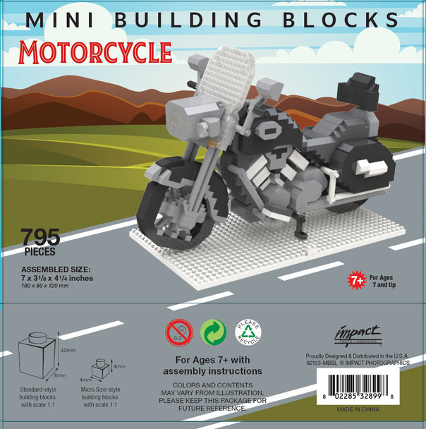 OakridgeStores.com | Impact Photographics - Motorcycle Mini Building Blocks Set - 92153 802285328998