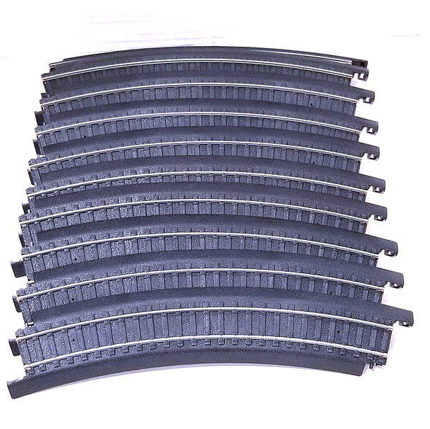 RESALE SHOP - Lot Of 10 Life-Like HO Power-loc Curve Tracks - Preowned