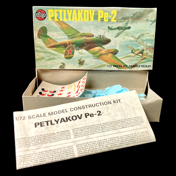 RESALE SHOP - 1978 Airfix 3034, Petlyakov Pe-2, 1:72 Scale Model Kit RESALE SHOP - 1978 Airfix 3034, Petlyakov Pe-2, 1:72 Scale Model Kit