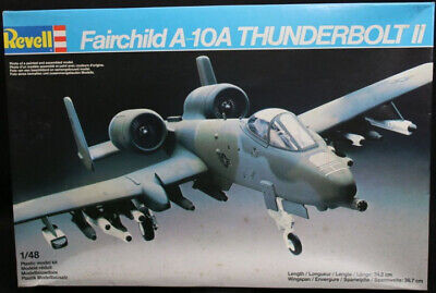 RESALE SHOP - NOB Revell 1:48 Scale Fairchild A-10 Thunderbolt II Model Airplane Kit - 4516