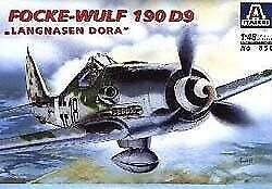 RESALE SHOP - NOB Italeri 1:48 Fock-Wulf 190 D9 "Langnasen Dora" Kit #856
