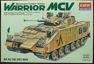 RESALE SHOP - Academy 1:35 Warrior MCV Merchanised Combat Vehicle Tank Kit (c.1995) - 1365