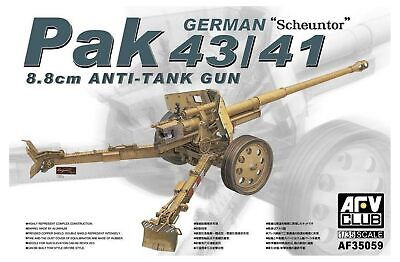 RESALE SHOP - NOB AFV Club 1:35 German Pak 43/41 Scheuntor 8.8cm Anti-Tank Gun Cannon - 35059