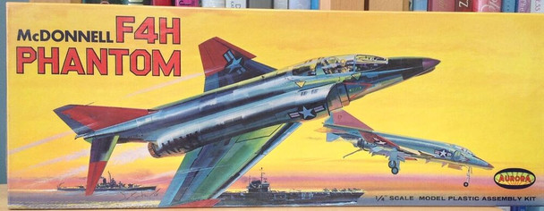 RESALE SHOP - Aurora 1:48 McDonnell F4H Phantom Vintage Kit No. 394-249 from 1961, Sealed