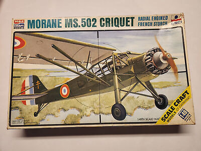 RESALE SHOP - NOB ESCI 1/48 Morane MS. 502 Criquet Radial Engined French Storch - SC-4023