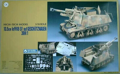 RESALE SHOP - NOB Gunze Sangyo 1/35 10.5cm leFH18(Sf.) auf Gesch�tzwagen 39H(f) (c.1989)- G712