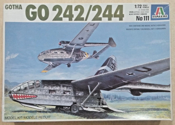 RESALE SHOP - ITALERI 1:72 GOTHA Go 242/244 Plastic Model Kit -N/S