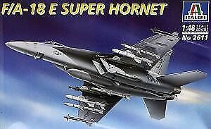 RESALE SHOP - Italeri 1/48 Scale F/A-18 E Super Hornet Model Airplane Kit - 2611
