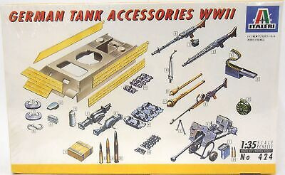 RESALE SHOP - Italeri 1:35 Scale German Tank Accessories Military Model Kit - 424