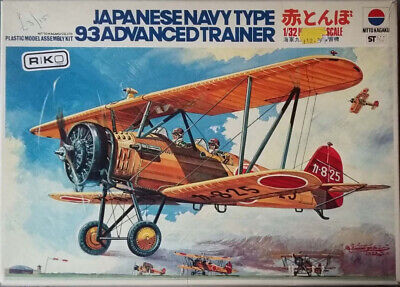RESALE SHOP - NOB Nitto 1/32 Jap. Navy Type 93 Advanced Trainer Model Kit (c.1973) - 391-800