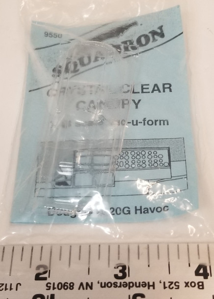 RESALE SHOP - Squadron Crystal Clear Canopy Vac-U-Form 1:48 Douglas A-20G Havoc