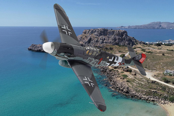 OakridgeStores.com | CORGI - Messerschmitt Bf 109G-2 (Trop) 'Red 1', Hpt. Werner Schroer DieCast Model Airplane - AA27111 5055286705052