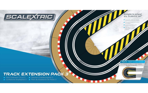 OakridgeStores.com | SCALEXTRIC - 1:32 Scale Slot Car Track Extension Pack 3 - C8512 5010963585129