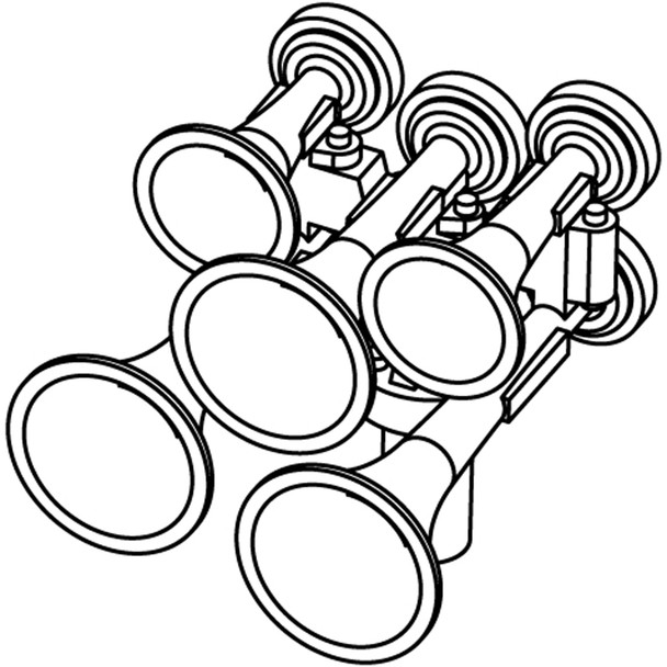 OakridgeStores.com | ATHEARN - HO Nathan P-5 All Forward (3) - (01203) 797534012035