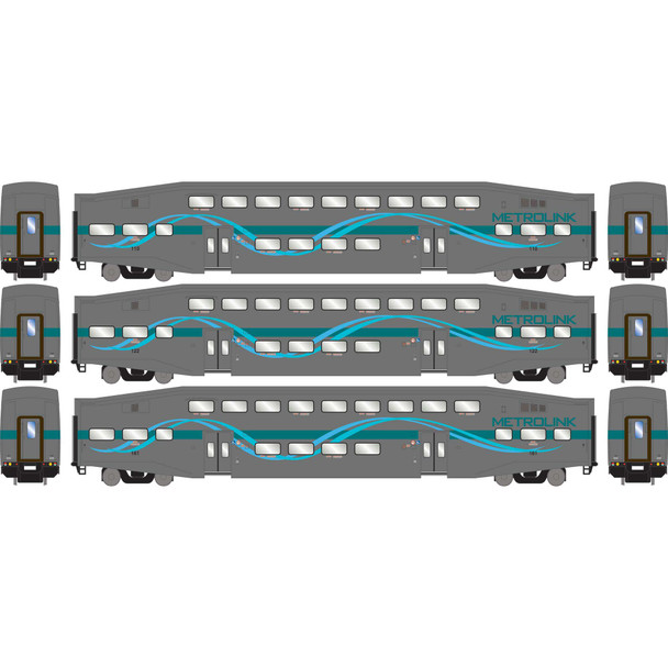 OakridgeStores.com | ATHEARN - HO Bombardier Coach, SCAX #110 / #122 / #161 (3) - (29701) 797534297012