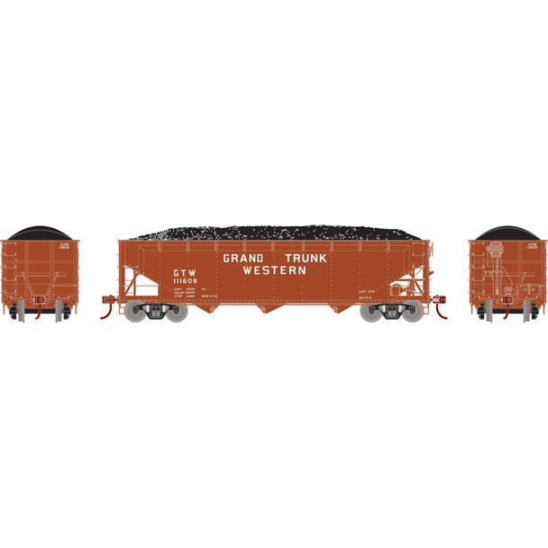 OakridgeStores.com | ATHEARN - HO 40' Offset Coal Hopper with Load, GTW #111609 - (33086) 797534330863