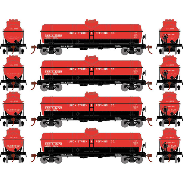 OakridgeStores.com | ATHEARN - HO 1-Dome Tank, Union Starch/SHPX #1 (4) - (3382) 797534033825 OakridgeStores.com | ATHEARN - HO 1-Dome Tank, Union Starch/SHPX #1 (4) - (3382) 797534033825