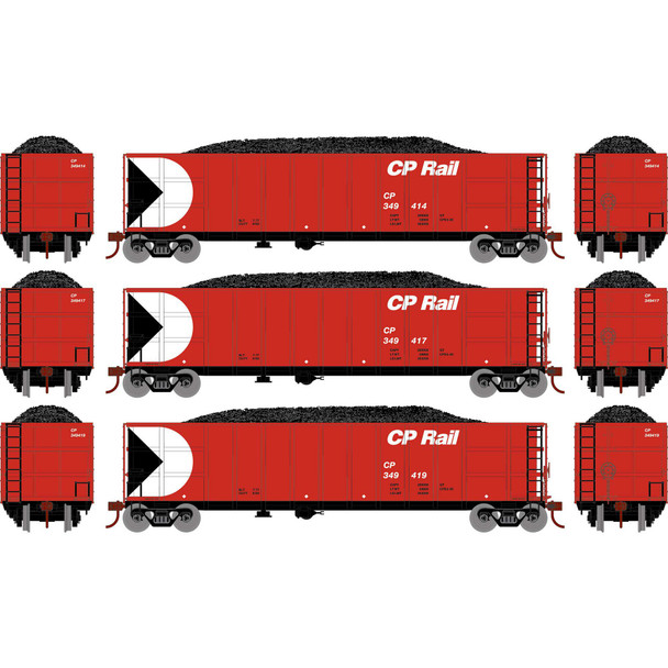 OakridgeStores.com | ATHEARN - N Thrall High Side Gondola with Load, CPR #2 (3) - (3881) 797534038813