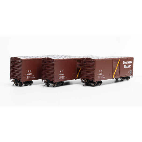 OakridgeStores.com | ATHEARN - HO 40' Modern Box Car, SP #191099 / #191478 / #191637 (3) - (69441) 797534694415