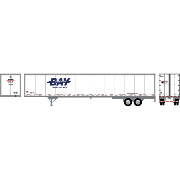 OakridgeStores.com | ATHEARN - HO RTR 53' Wabash Plate Trailer, Bay Logistics #3 - (72806) 797534728066
