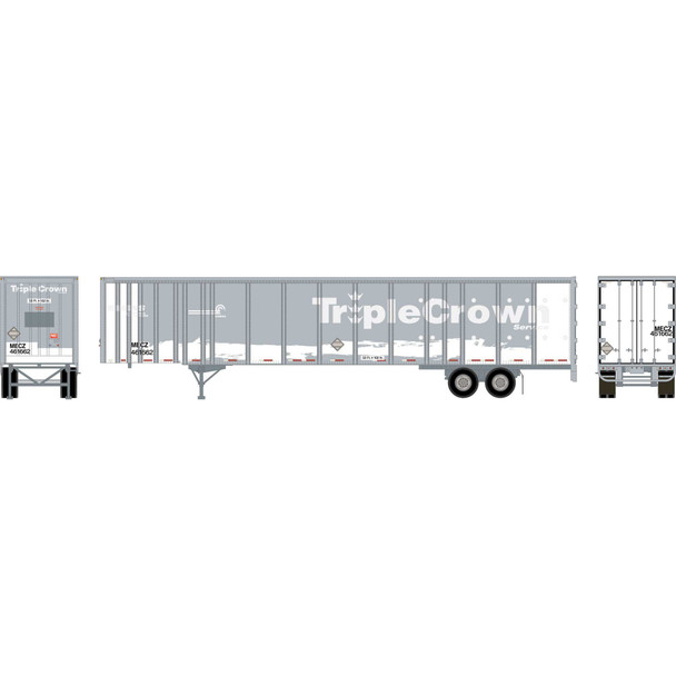 OakridgeStores.com | ATHEARN - HO 53' Wabash Plate Trailer, MECZ #461662 - (72822) 797534728226