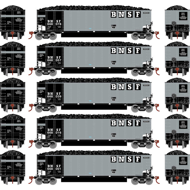 OakridgeStores.com | ATHEARN - HO Bethgon Coalporter with Load, BNSF #1 (5) - (81595) 797534815957
