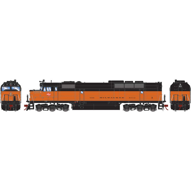 OakridgeStores.com | ATHEARN - HO FP45 Locomotive with DCC & Sound, MILW #3 - (G18386) 797534183865