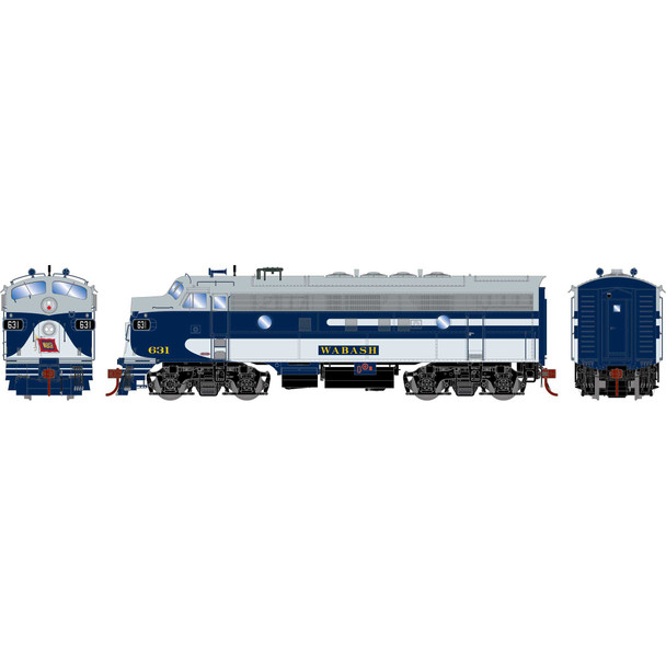 OakridgeStores.com | ATHEARN - HO F7A Locomotive, WAB #631 - (G19590) 797534195905