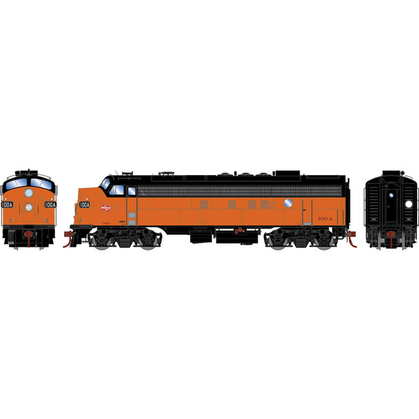 OakridgeStores.com | ATHEARN - HO FP7A/F7B Locomotive, MILW #100A/117B - (G19605) 797534196056