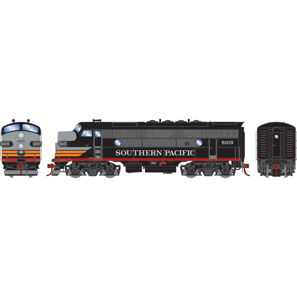 OakridgeStores.com | ATHEARN - HO F3A Locomotive with DCC & Sound, SP #6105 - (G19676) 797534196766