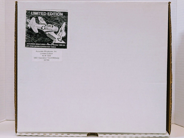 RESALE SHOP - Ltd. Accurate Min 1:48 7806 SBD-3/4 Operation Torch Midway AeroMaster - NOB (A4)