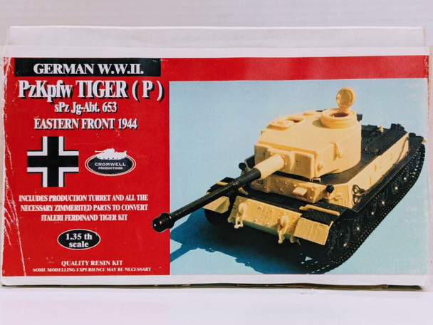 RESALE SHOP - Cromwell 1:35 German WW2 PzKpfw Tiger P conversion (A4)