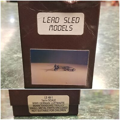 RESALE SHOP - NOB Lead Sled Models 1:48 WWII German Luftware Bombhandling Trolley
