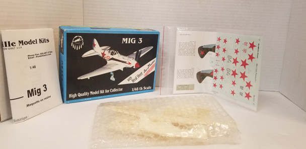 RESALE SHOP - NOB Pomk MIG 3 1/48 With Decal Sheet