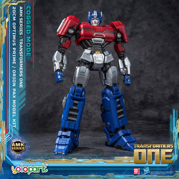 OakridgeStores.com | Yolopark - Transformers ONE: Orion Pax Optimus Prime Cogged Mode - 8in AMK Series Model Kit (YPAMKM8OP) 4897131750685