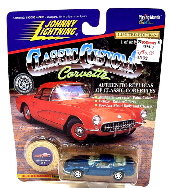 RESALE SHOP - Johnny Lightning 1:64 Corvette Series- 1995 Corvette ZR-1 - NIB