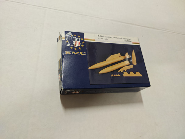 RESALE SHOP - NOB KMC 1/32 F-104 Auxiliary Fuel Tanks And Pylons Detail Set #32-5006