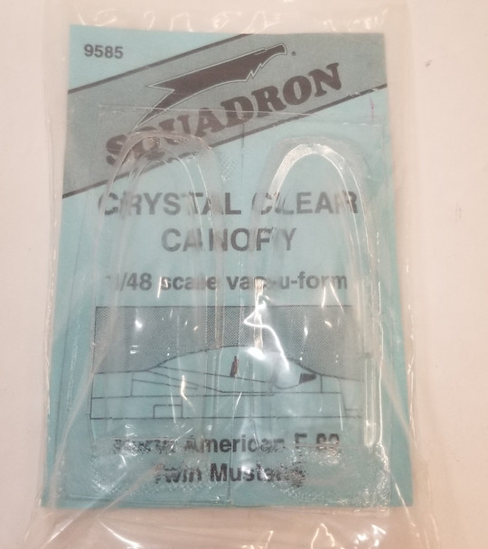 RESALE SHOP - Squadron Clear Canopy 1:48 Vac-U-Form N. American F82 Twin Mustang