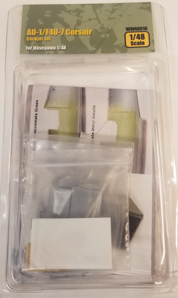 RESALE SHOP - Wolfpack AU-1/F4U-7 Corsair Cockpit Set For Hasegawa 1:48