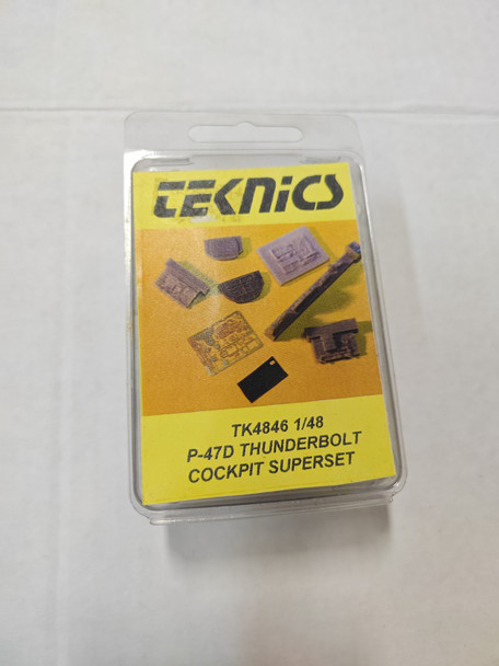 RESALE SHOP - TEKNICS 1/48 P-47D THUNDERBOLT COCKPIT SUPERSET Detail Kit TK4846