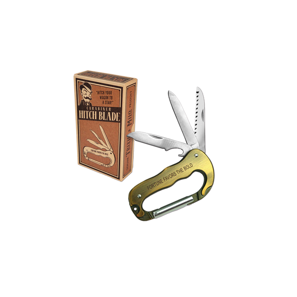 OakridgeStores.com | LUCKY JACK - "Hitch Blade" Carabiner Multi-tool & bottle opener (TL-0030) 604947362070