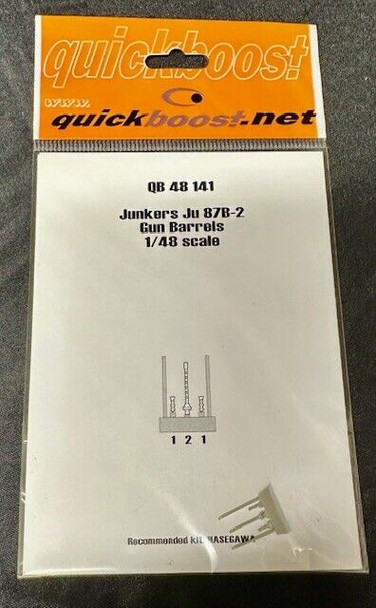 RESALE SHOP - Quickboost QB49141 - Junkers Ju 87B-2 Stuka Gun Barrels for Hasegawa Kit - New RESALE SHOP - Quickboost QB49141 - Junkers Ju 87B-2 Stuka Gun Barrels for Hasegawa Kit - New