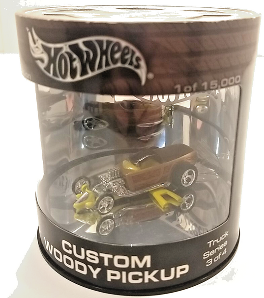 RESALE SHOP - MATTEL Hot Wheels Custom Woody Pickup Oil Can Truck Series #3 of 4 - NEW